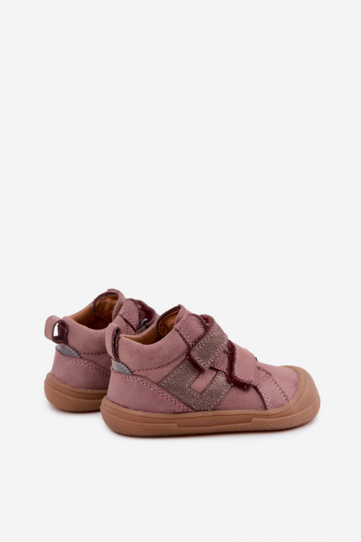 Nahkkingad lastele Barefoot FRODDO G2130380-3 roosas