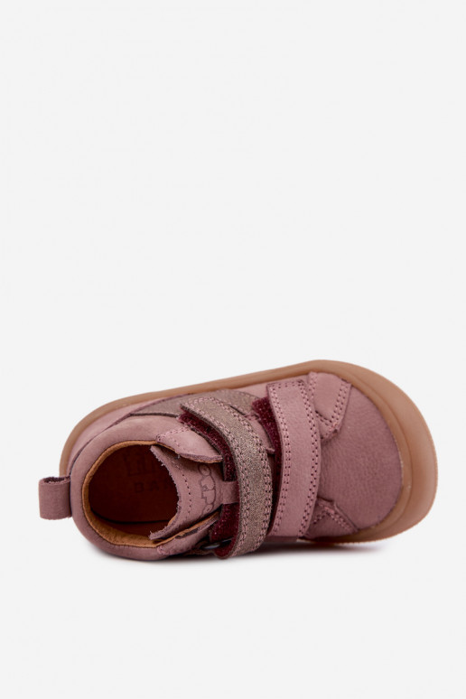 Nahkkingad lastele Barefoot FRODDO G2130380-3 roosas