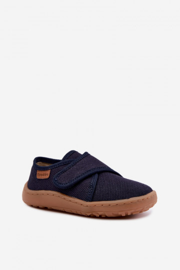 Laste sussid poistele kleepuvate kinnitustega Barefoot Froddo G1700438 tumesinised