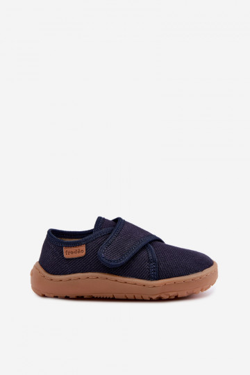Laste sussid poistele kleepuvate kinnitustega Barefoot Froddo G1700438 tumesinised 2