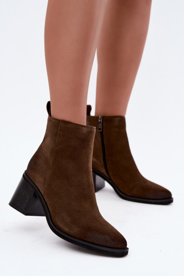 Isolatsiooniga saapad kontsaga Vinceza 133100 khaki