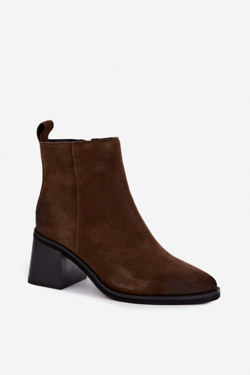 Isolatsiooniga saapad kontsaga Vinceza 133100 khaki