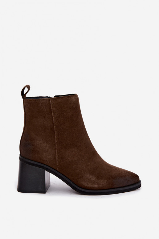 Isolatsiooniga saapad kontsaga Vinceza 133100 khaki