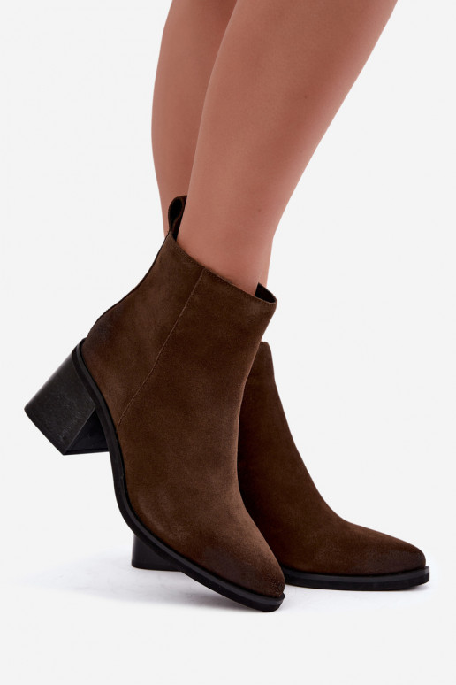 Isolatsiooniga saapad kontsaga Vinceza 133100 khaki