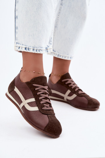 Pealhk seemisnakhsed Sneakers tüüpi jalanõud Pealiste omad Zazoo N1402S2 Czekoladosissee 2