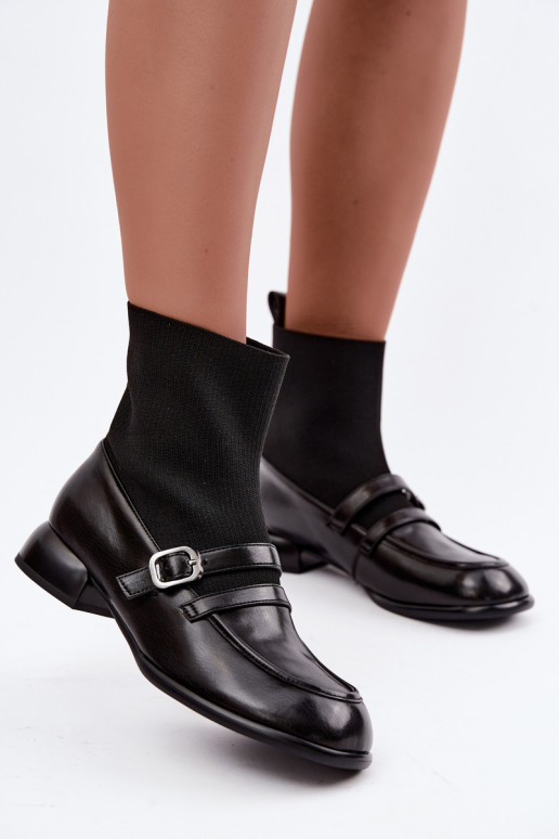 Anklets sokkidega varrukatega mustas