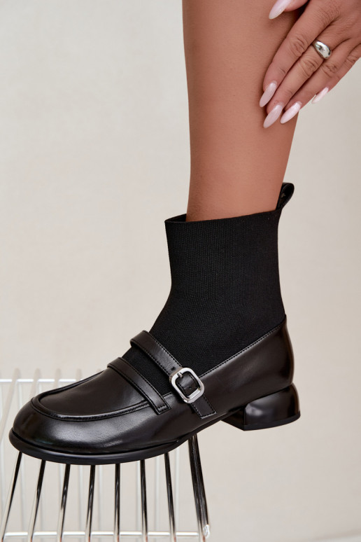 Anklets sokkidega varrukatega mustas