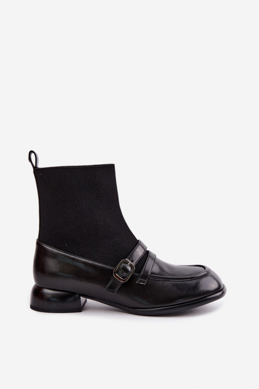 Anklets sokkidega varrukatega mustas