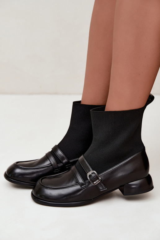 Anklets sokkidega varrukatega mustas