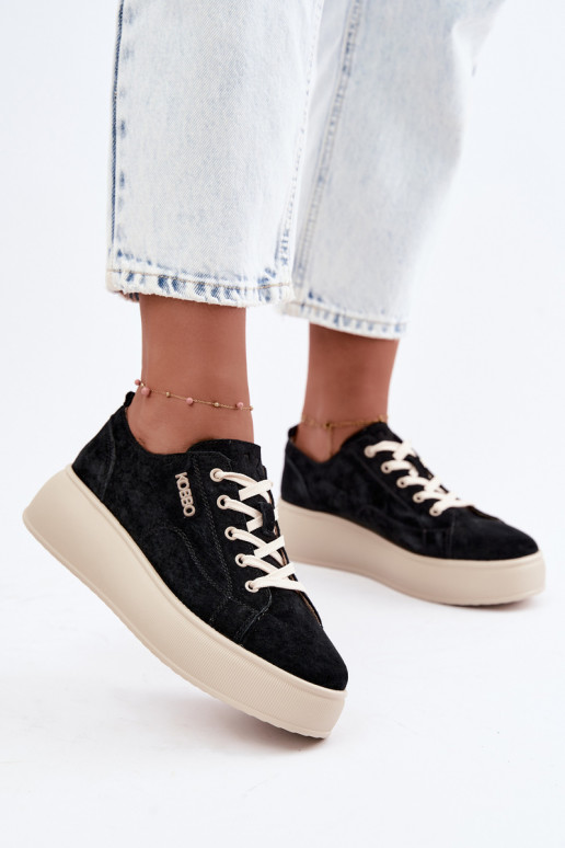Pealhk seemisnakhsed Sneakers tüüpi jalanõud platvormiga Kobbo 41535 msuud
