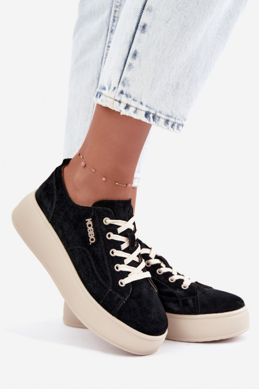 Pealhk seemisnakhsed Sneakers tüüpi jalanõud platvormiga Kobbo 41535 msuud