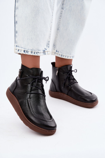 Naise soojaid Barefoot kingad Zazoo 3077 mustas värvuses 2