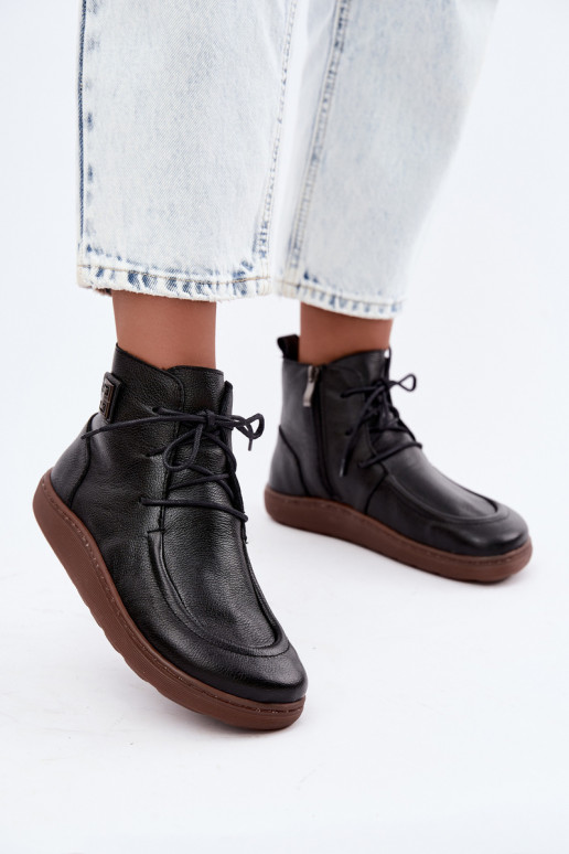 Naise soojaid Barefoot kingad Zazoo 3077 mustas värvuses