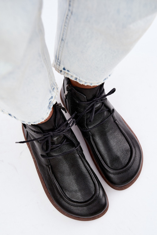 Naise soojaid Barefoot kingad Zazoo 3077 mustas värvuses