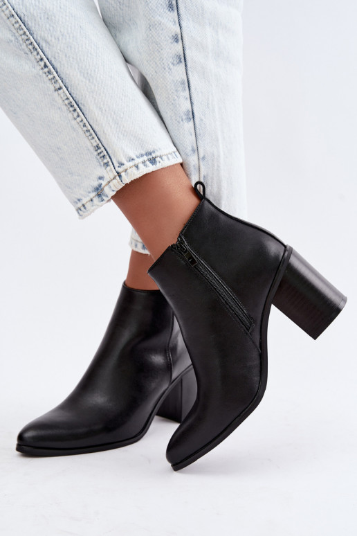 Naise soojaid ankle boots soojustusega Sergio Leone BT-50-S mustas värvuses