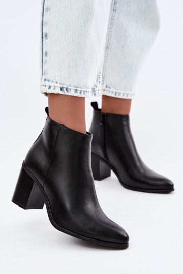 Naise soojaid ankle boots soojustusega Sergio Leone BT-50-S mustas värvuses 2