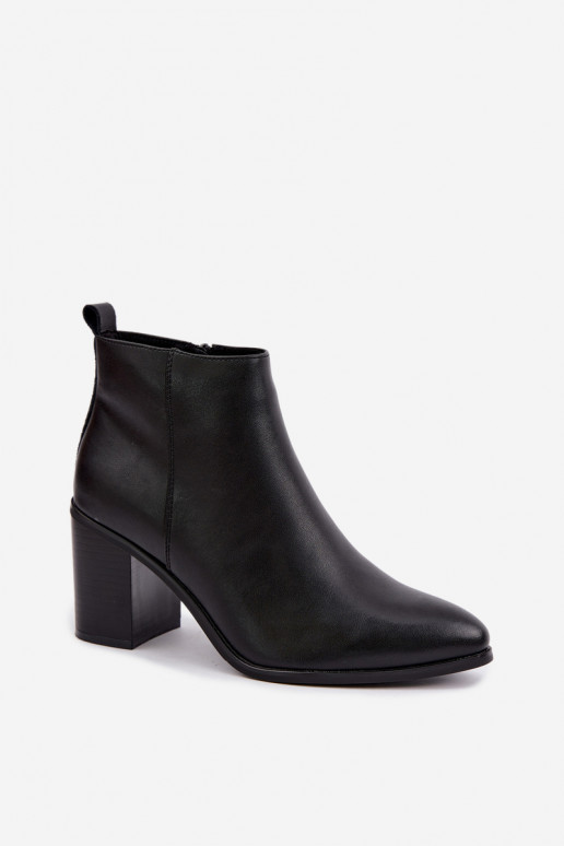 Naise soojaid ankle boots soojustusega Sergio Leone BT-50-S mustas värvuses