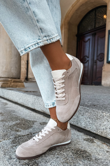 Barefoot tennised tikanditega liivakarva Zazoo N1414