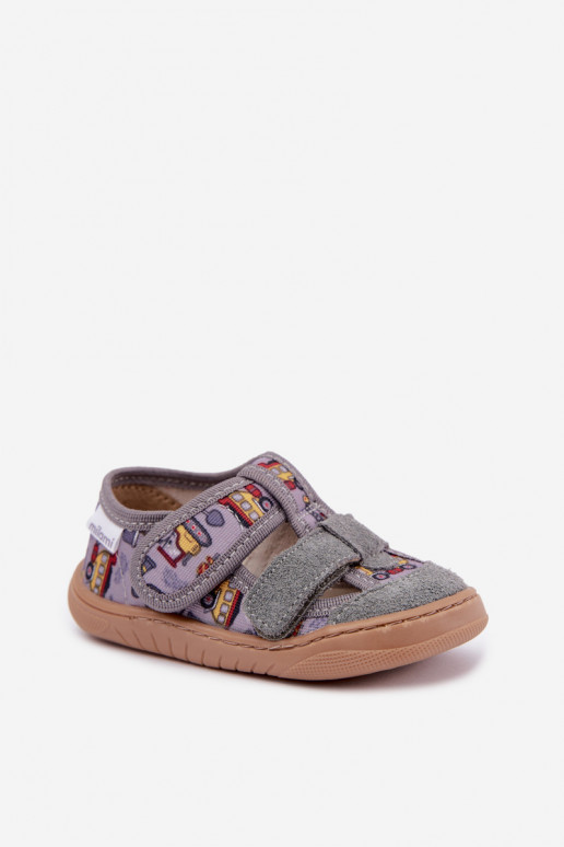 Laste sussid Barefoot Milami hallis Lumi