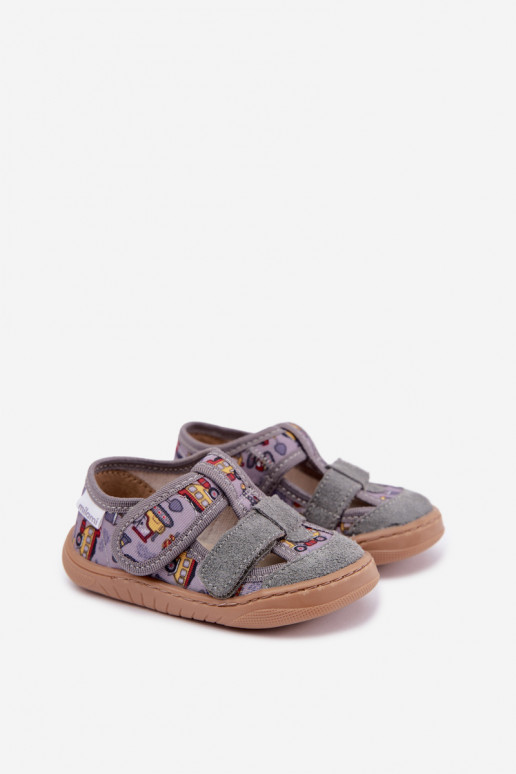 Laste sussid Barefoot Milami hallis Lumi