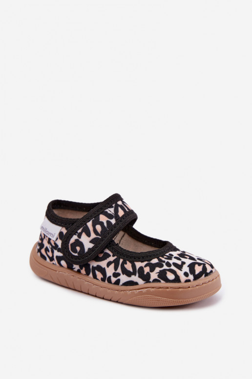 Laste ballerinad leopardimustriga liivane Caelia