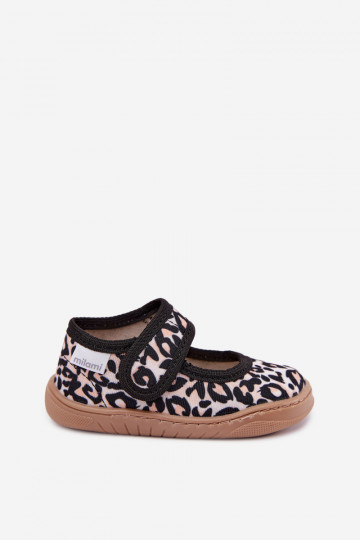 Laste ballerinad leopardimustriga liivane Caelia 2