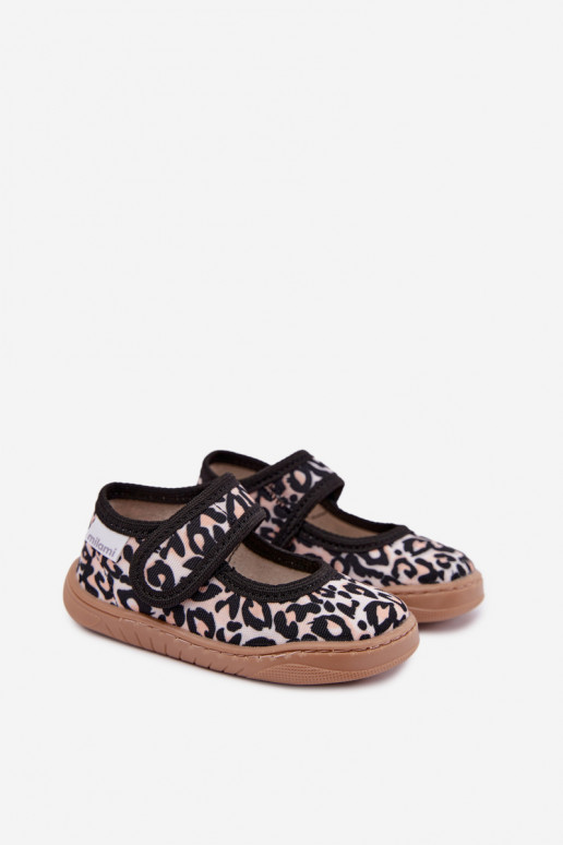Laste ballerinad leopardimustriga liivane Caelia