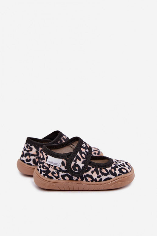 Laste ballerinad leopardimustriga liivane Caelia