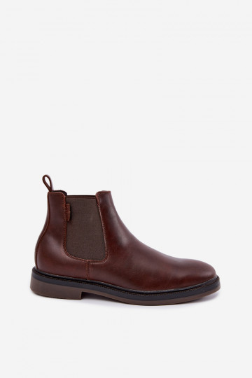 stiilsed meeste ankle boots ehts nahast Big Star UU174279 tumesinises värv 2