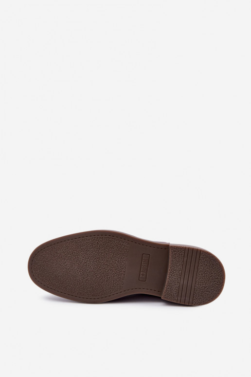 stiilsed meeste ankle boots ehts nahast Big Star UU174279 tumesinises värv
