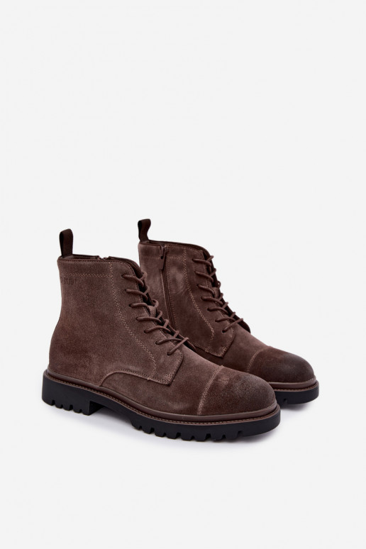 suede kingad meestele Big Star UU174220 pruunis värv