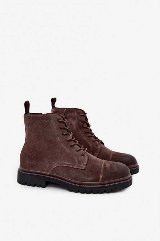 suede kingad meestele Big Star UU174220 pruunis värv