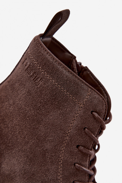 suede kingad meestele Big Star UU174220 pruunis värv