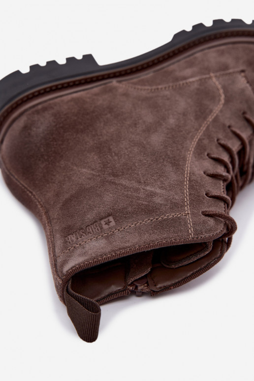 suede kingad meestele Big Star UU174220 pruunis värv