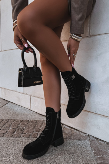 Soojad naiste kingad kunstsuede'ist mustas Vinceza 67044 2