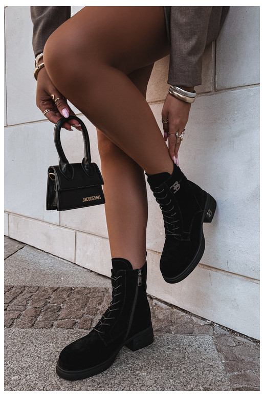 Soojad naiste kingad kunstsuede'ist mustas Vinceza 67044