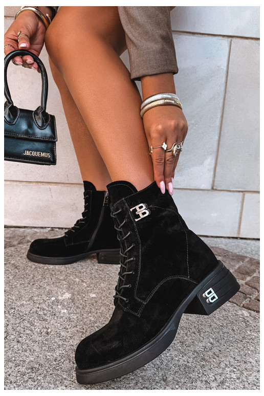 Soojad naiste kingad kunstsuede'ist mustas Vinceza 67044