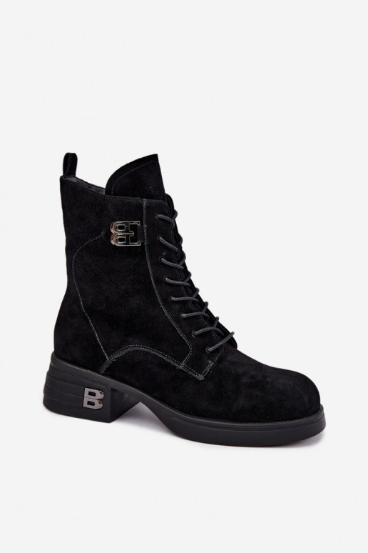 Soojad naiste kingad kunstsuede'ist mustas Vinceza 67044