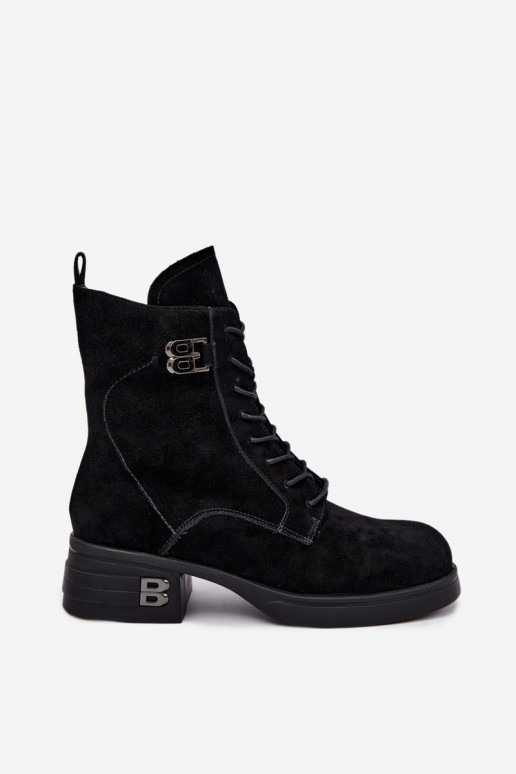 Soojad naiste kingad kunstsuede'ist mustas Vinceza 67044