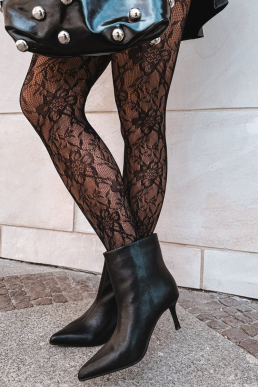 Ankle boots õhukeste kontsade ja soojustusega, slip-on Big Star UU274494 must