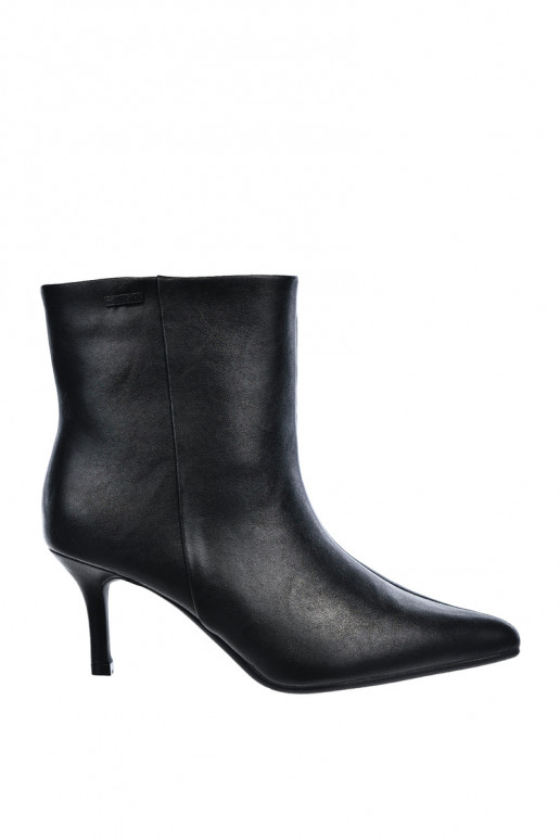 Ankle boots õhukeste kontsade ja soojustusega, slip-on Big Star UU274494 must