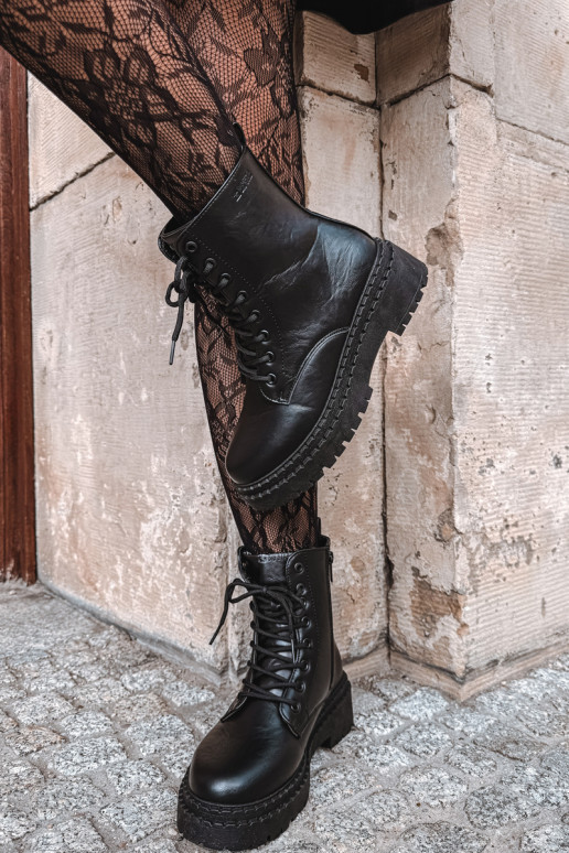 Naiste ankle boots Big Star UU274816 mustas