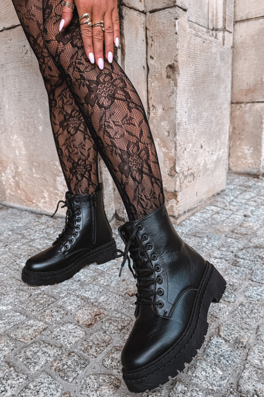 Naiste ankle boots Big Star UU274816 mustas