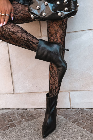 Ankle boots õhukeste kontsade ja soojustusega, slip-on Big Star UU274494 must