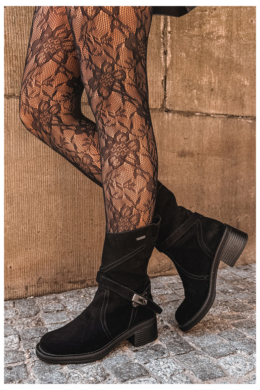 soojad naiste ankle boots Big Star UU274608 mustas värv