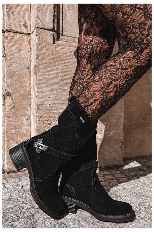 soojad naiste ankle boots Big Star UU274608 mustas värv
