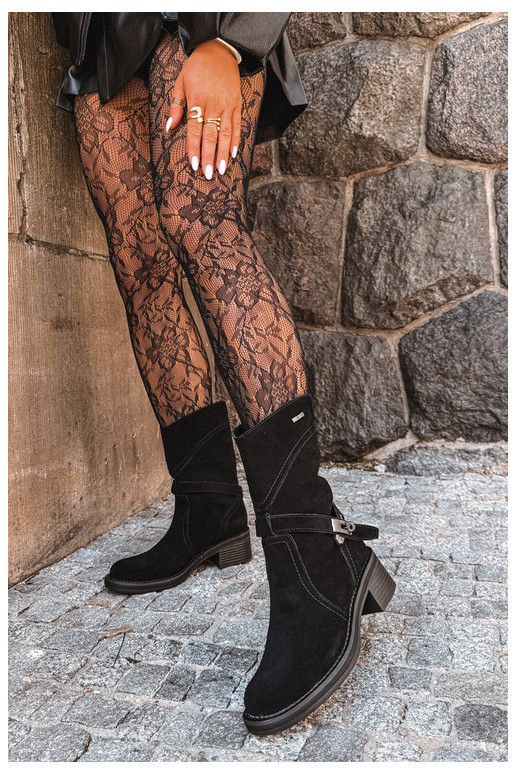 soojad naiste ankle boots Big Star UU274608 mustas värv