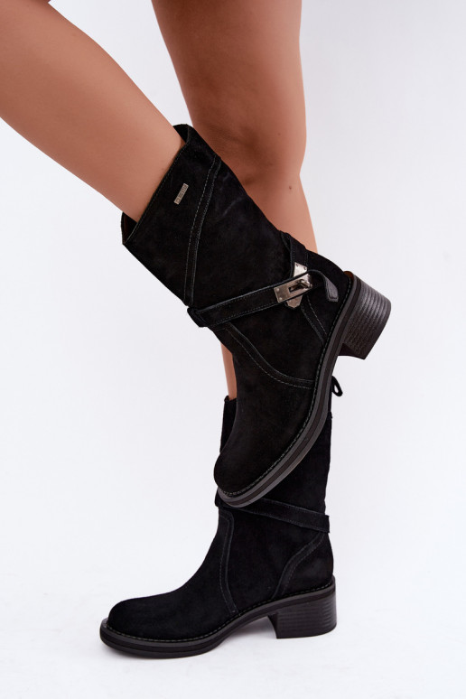 soojad naiste ankle boots Big Star UU274608 mustas värv