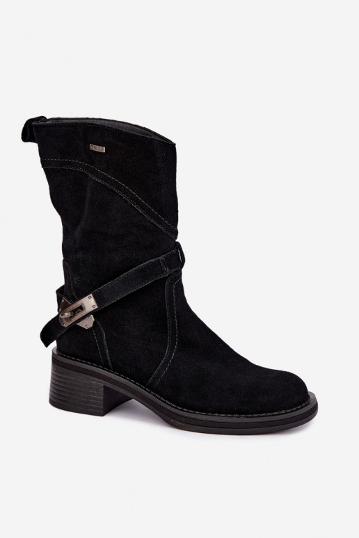 soojad naiste ankle boots Big Star UU274608 mustas värv