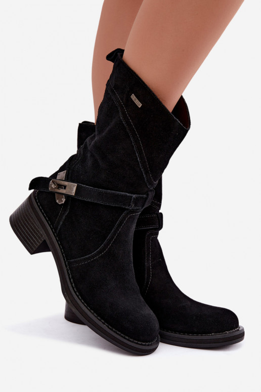 soojad naiste ankle boots Big Star UU274608 mustas värv